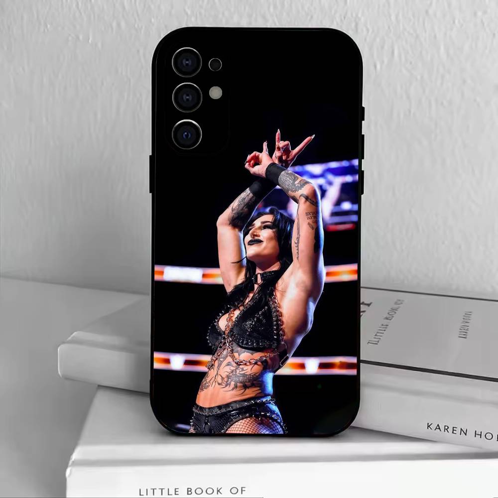 Rhea Ripley-R  Phone Case For Samsung S25,S24,S21,S22,S23,S30,Ultra,S20,Plus,Fe,Lite,Note,10,Black Cover