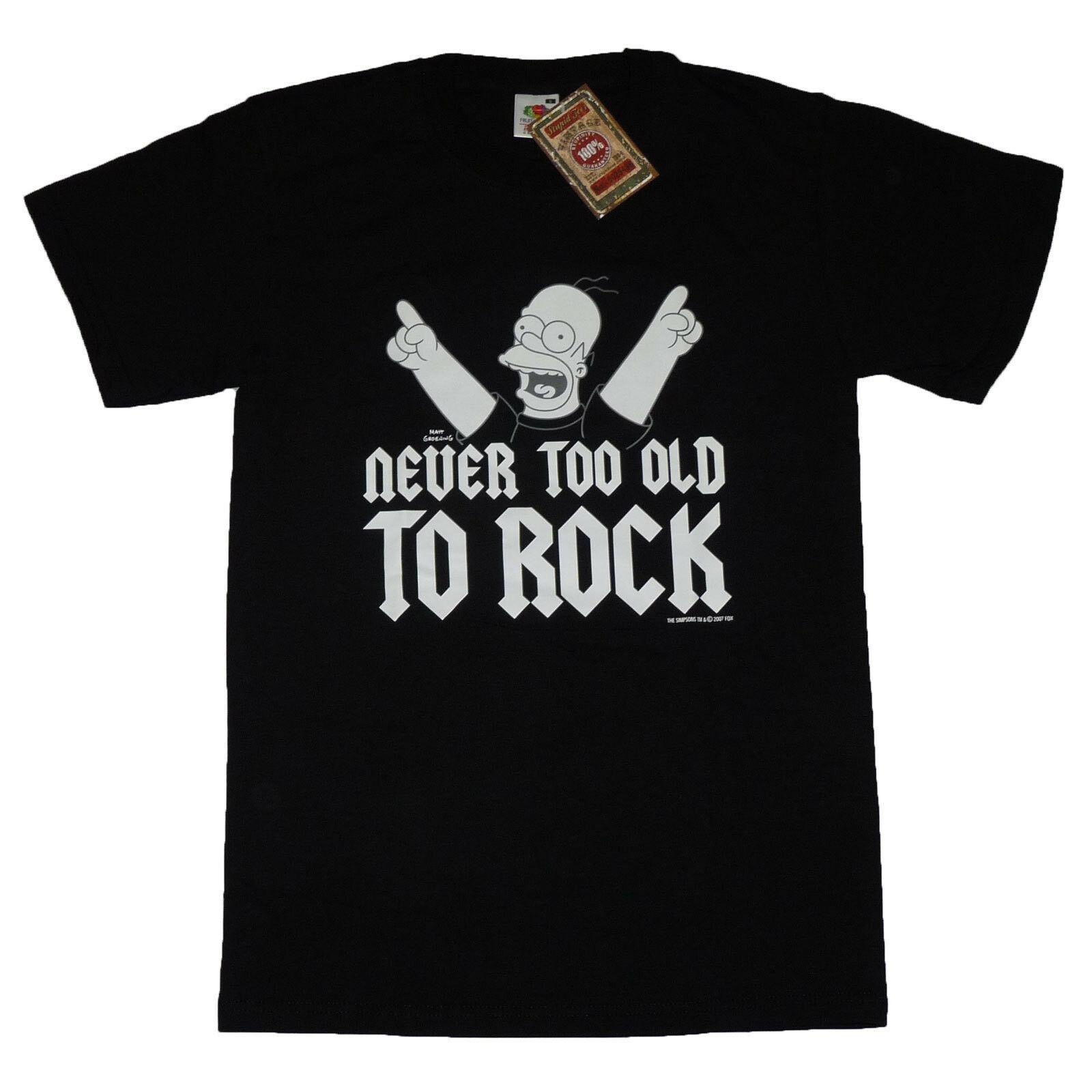 

Homer Simpsons Never Too Old To Rock Unisex T-Shirt Birthdates