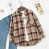 Plaid Shirts Womens Blouses Long Sleeve Lady Checked Tops Loose Female Outwear Casual Clothes Spring Autumn News 2026