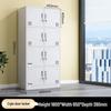 Multi-Door Steel Storage Locker with Lock for Dorm, Bathroom, or Apartment