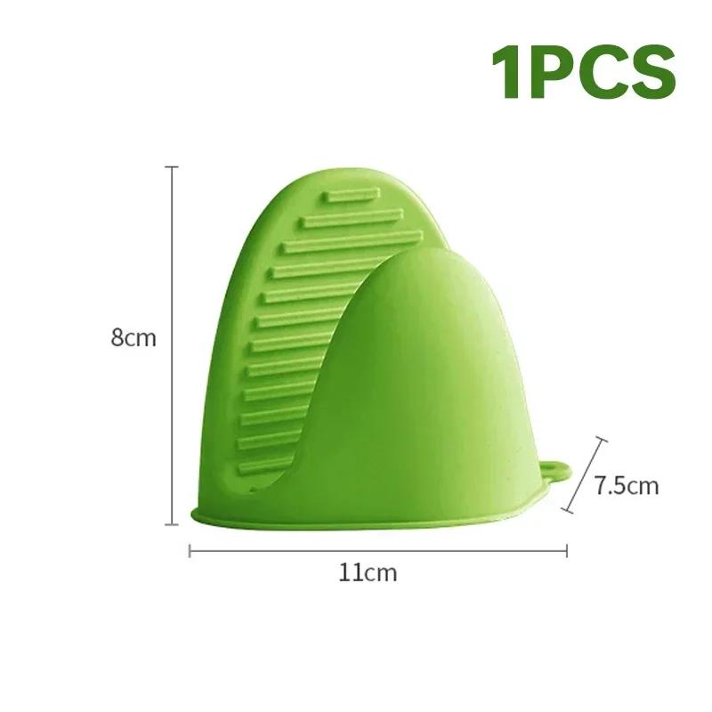 1PC Silicone Anti-scalding Oven Gloves Mitts Potholder Kitchen Silicone Gloves Tray Dish Bowl Holder Oven Handschoen Hand Clip