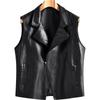 Summer D new leather jacket vest vest men's jacket men's casual trend slim fit