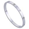 6mm 4mm Steel Womens Buckle Fashion Jewelry Bracelet 18K Vacuum Electroplated Gold Bracelet Mens Couple Holiday Gift