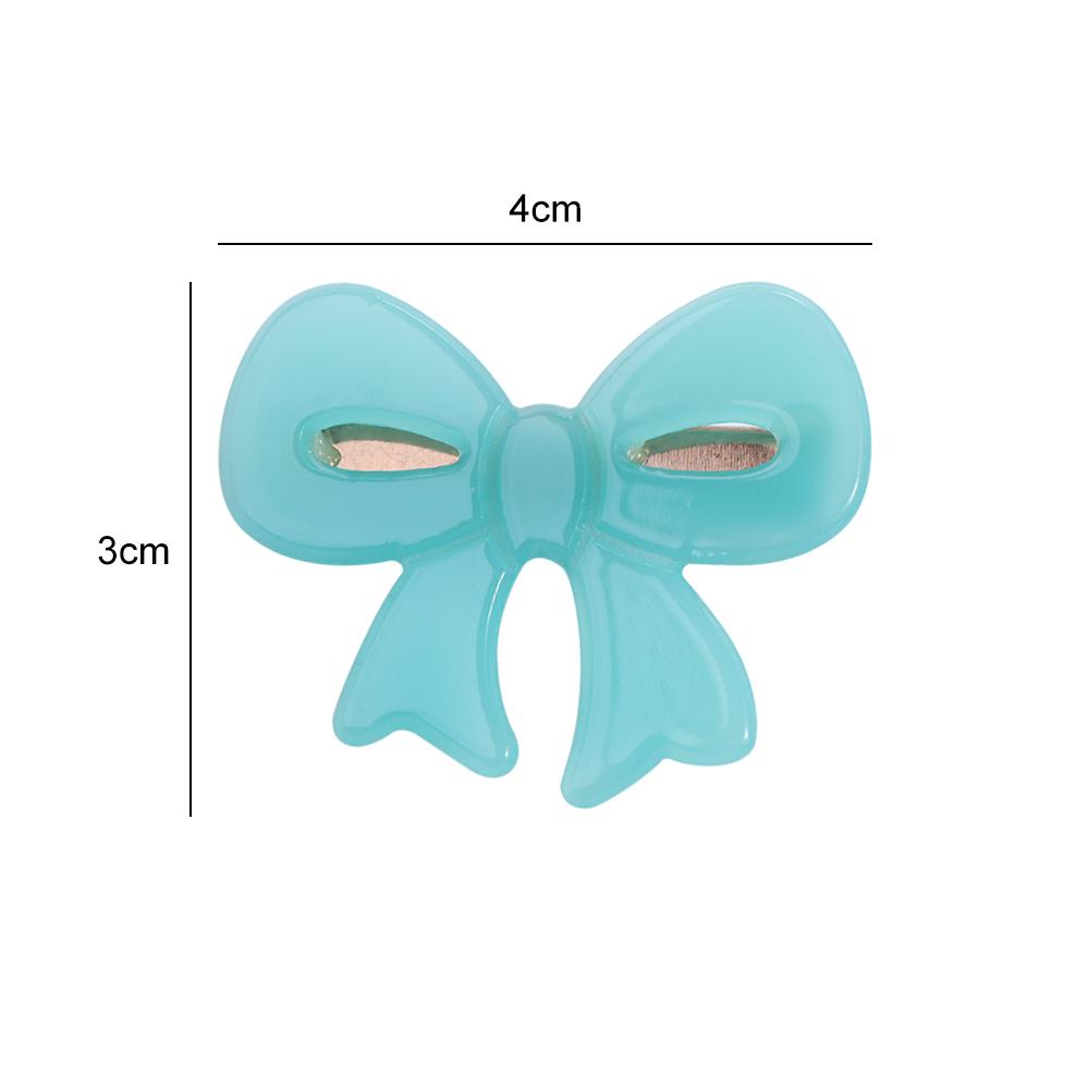 Bowknot Acetic Acid Duckbill Clip Acetate Bow Duckbill Clip Fashion Bow Hairpin  Female