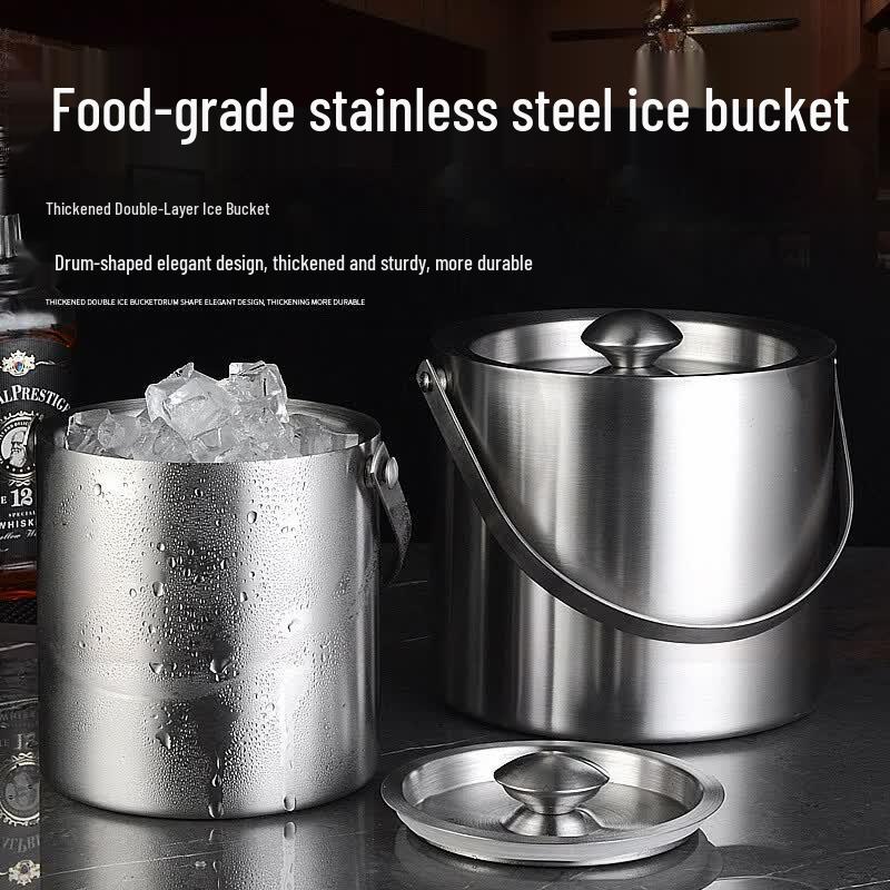 Hengming Taihe Portable Stainless Steel Insulated Ice Bucket