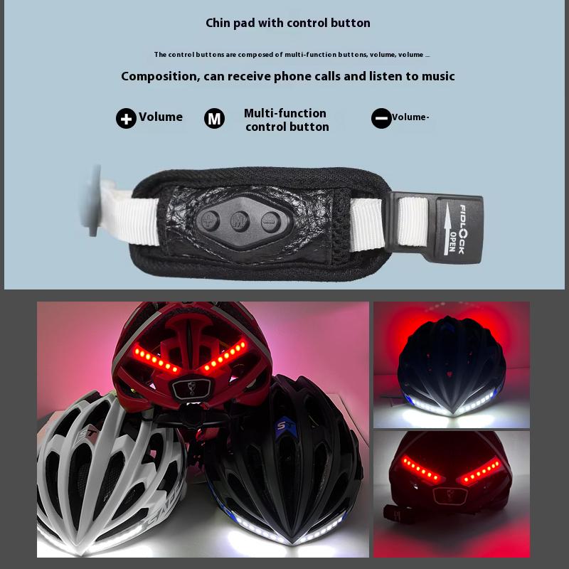Casca de Bicicletă Șosea Munte Ciclism cu Multifuncție Bluetooth Muzică Apel Telefonic Lumină de Avertizare LED Siguranță