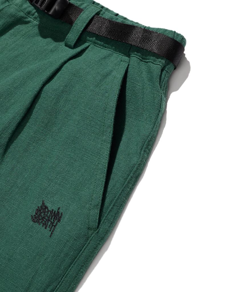 BROWNBREATH Tag Easy Short Pants - Blue Green