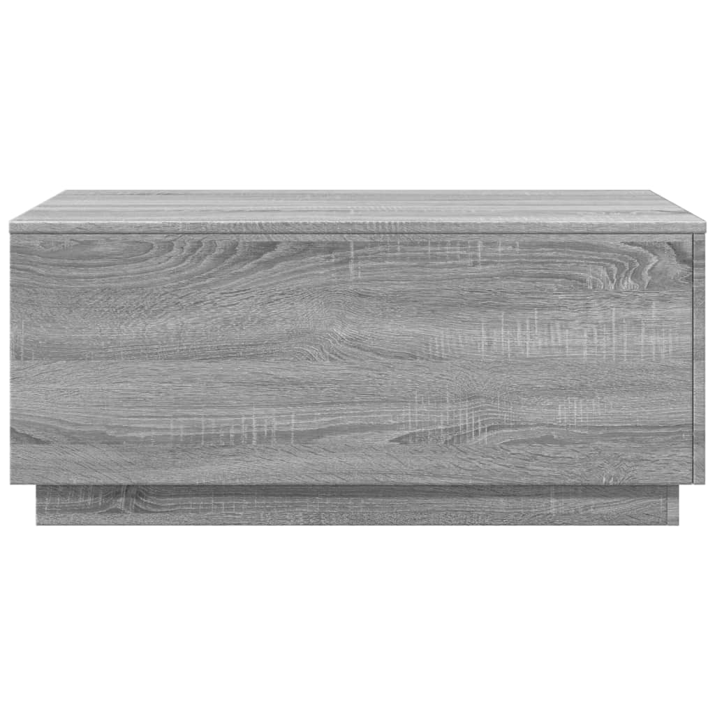 LED Coffee Table in Grey Sonoma 90 x 50 x 40 cm