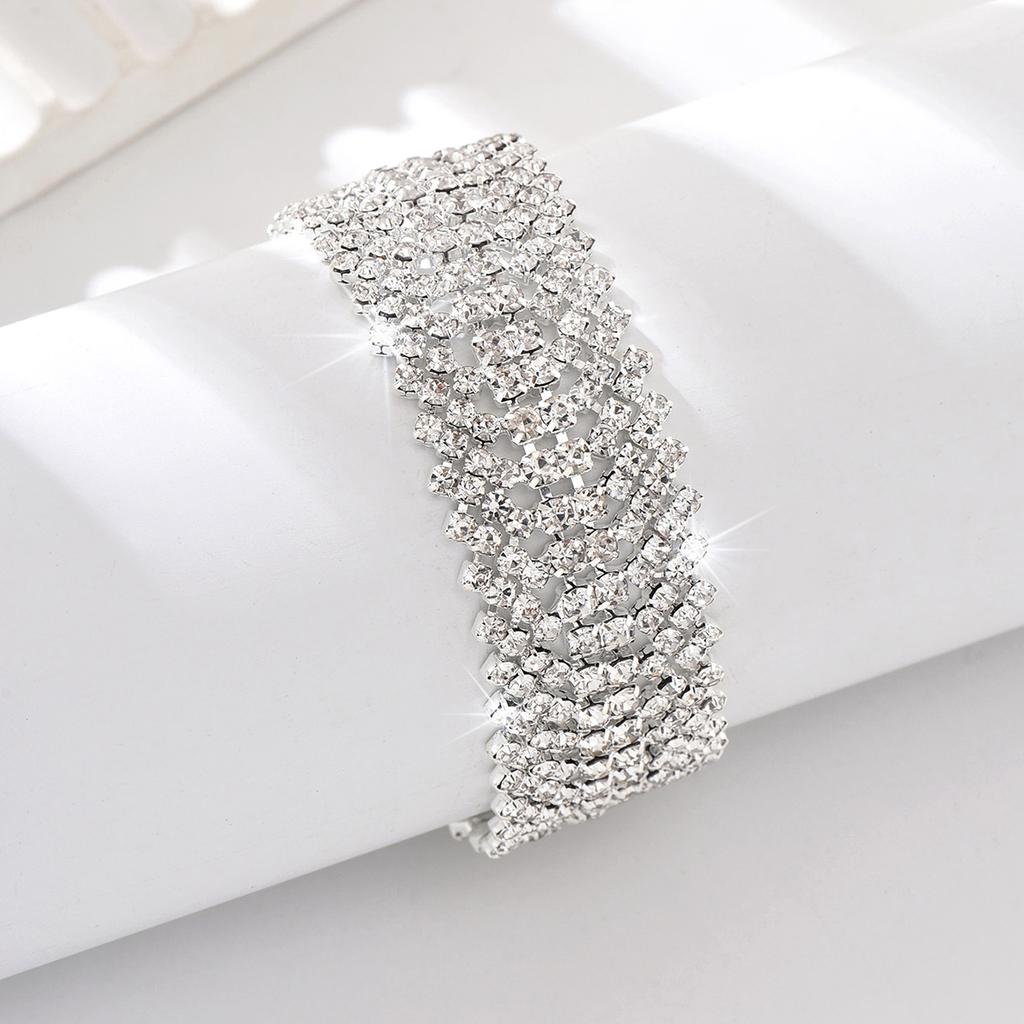 1PC Women's Fashion Style Sparkling Multi Row Zircon Inlaid Foot Chain Outdoor Tourism Beach Banquet Festival Gift