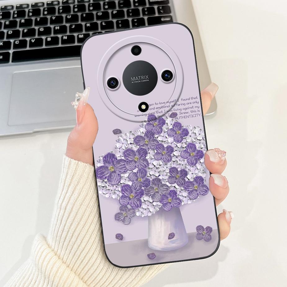 Für Honor Magic 5 Lite Hülle Honor X9A RMO-NX1 Niedliche Cartoon Bemalte Abdeckung Weiche TPU Handyhülle Für Honor Magic5 Lite HonorX9a Taschen