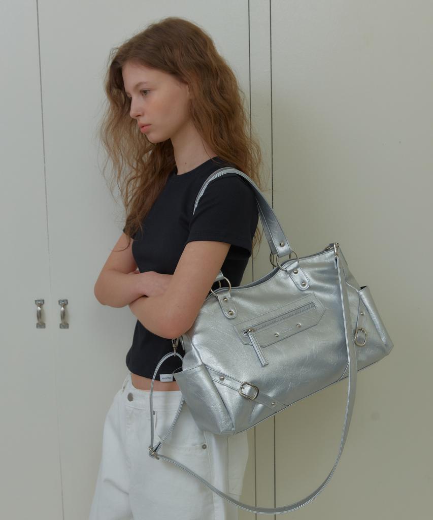 Anoetic Anc Stud Ring Bag_Silver