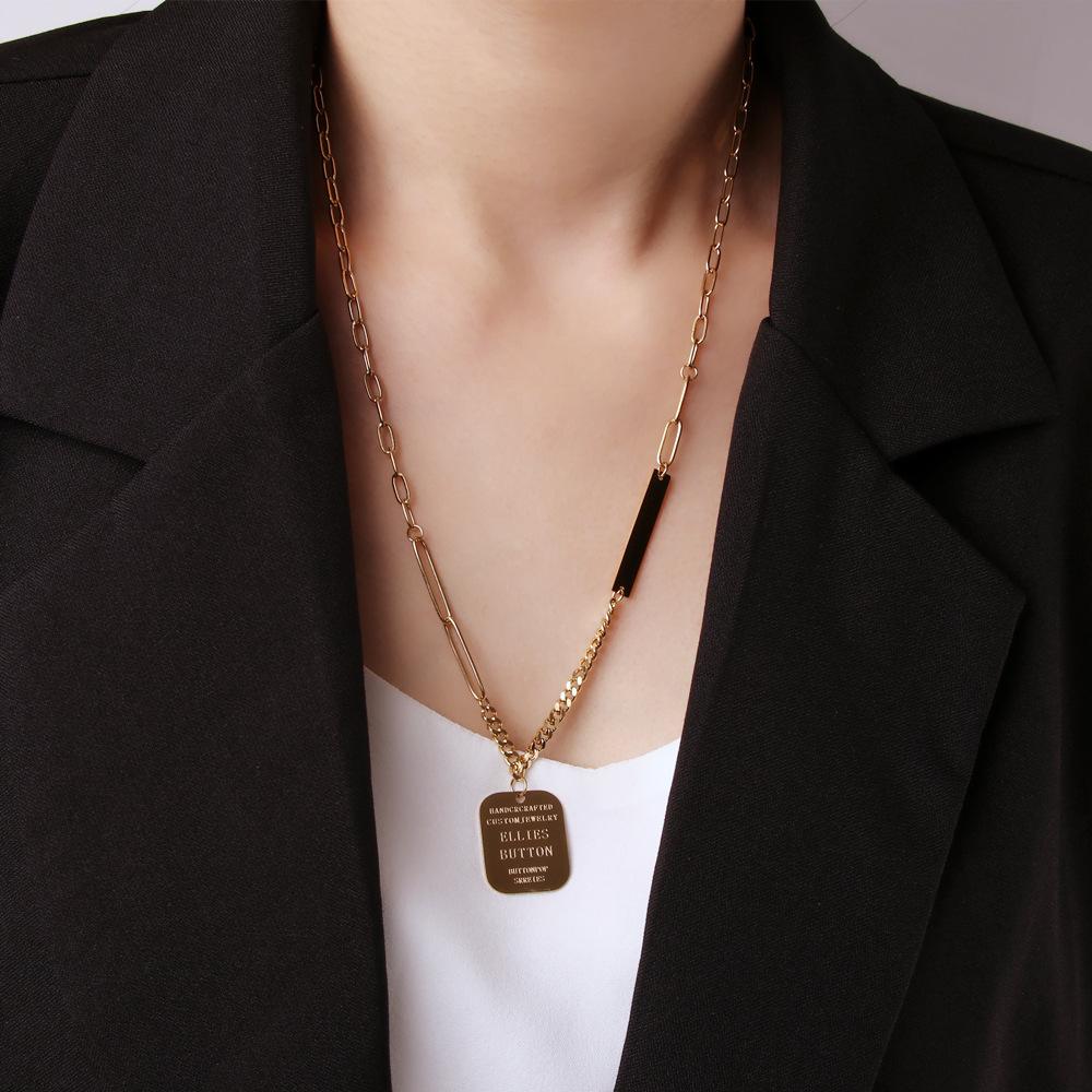 Red Sweater Chain Jewelry 