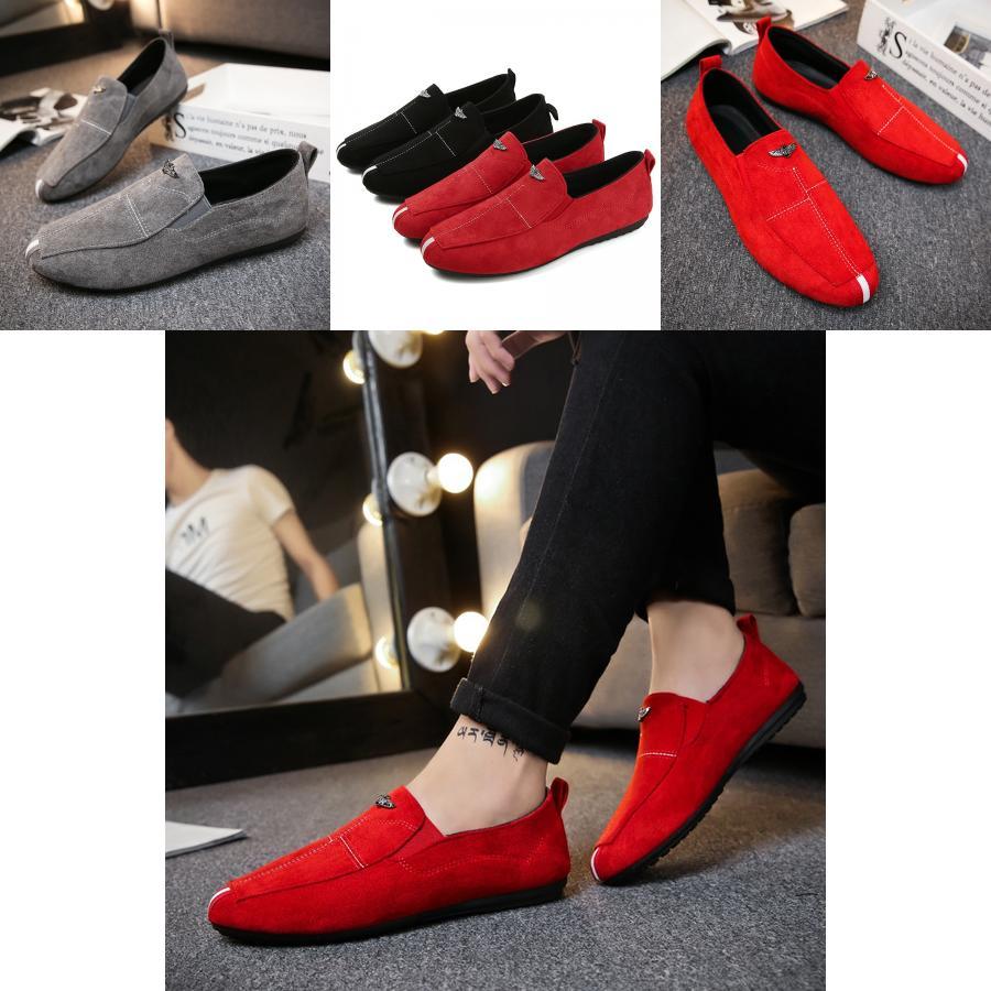 Velvet Autumn Men's Flat Shoes Casual Leather Loafers Size 40-44**