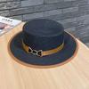 Simple Straw Summer Women Beach Hat Female Casual Panama Hat Lady Brand Women Flat Brim Bowknot Straw Cap Girls Sun Hat