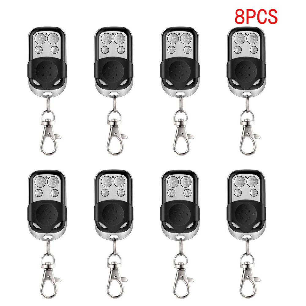 Universal 4 Buttons Garage Door Opener Remote Control 433MHZ Clone Fixed Learning Rolling Code Duplicator Garage