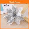 Flowers Decorative Christmas With Shiny Finish For Holiday Tree And Props Party