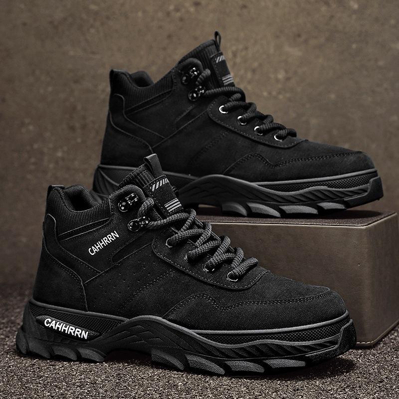 Martin boots men s autumn and winter 2024 new high-end retro American locomotive wind thick-soled heightening tooling boots men 39 5444₽