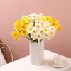 DIA  Pastoral Style Narcissus Bouquet Fake Flowers Artificial Flowers Living Room Decoration Table Flowers Indoor Decoration