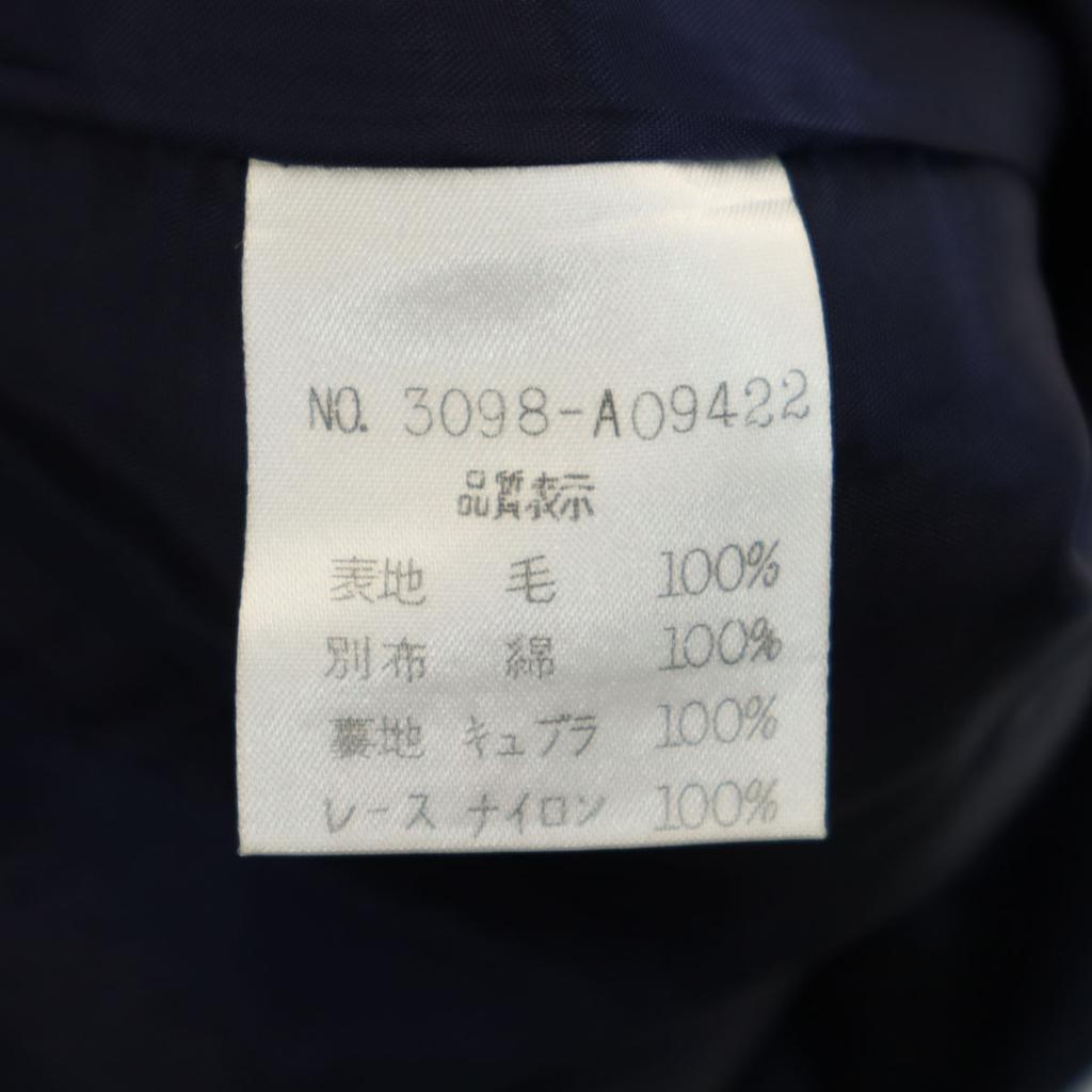 FOXEY Made In Japan Wool 7 Minutes Sleeve Knee-length Dress 40 Black Women Used