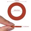 10/20pcs Heavy Duty Garden Hose Water Faucet Washers Silicone Rubber Washers Seals Gasket O-Ring Leak Proof Fittings