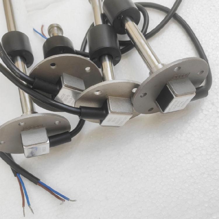 Fuel Tank Level Sensor with Spring Contact Array, Float-Based Sending Unit with 304 Stainless Steel Construction and Two Wire Connection