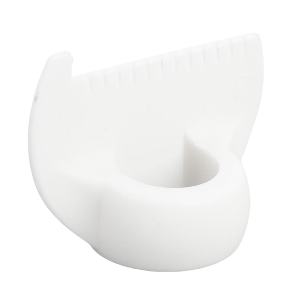 6 Stück 3mm Stichschablonen Nähfingerlineal Daumenführung Messwerkzeug zum Quilten Steppen Lockrand Weiß