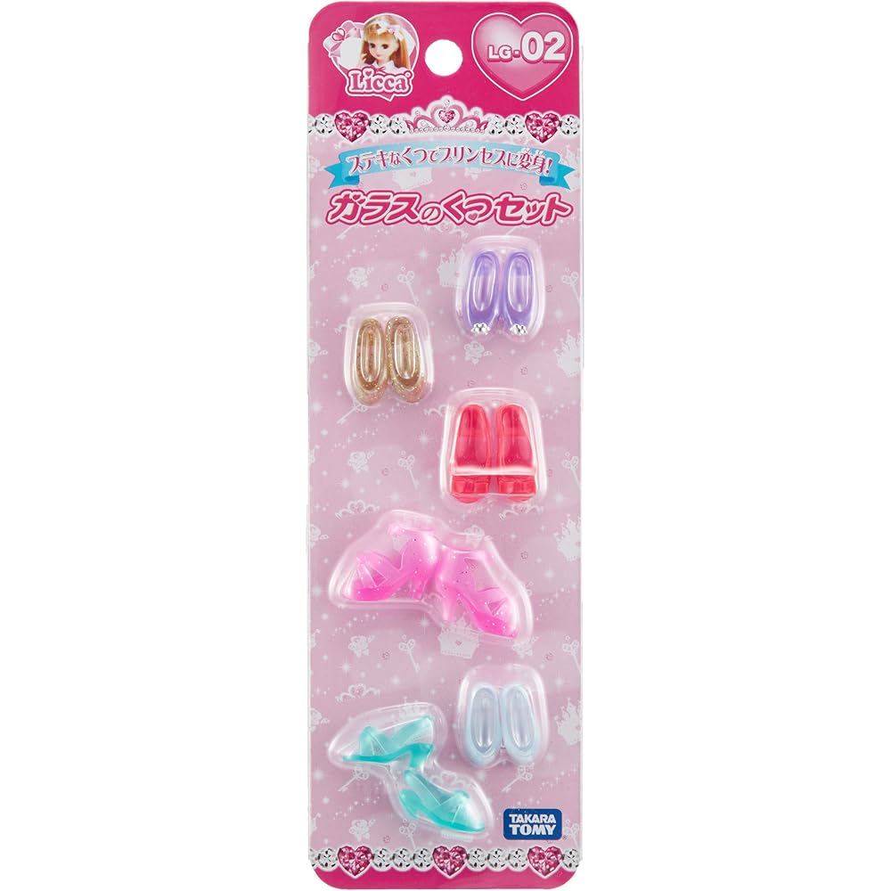 Licca-chan LG-02 glass shoes set