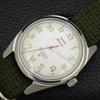 VINTAGE HMT JANATA HAND-WINDING INDIAN MENS WHITE COLOR DIAL WATCH a700095-5