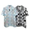 European-American Trendy 3D Print Casual Men's Short Sleeve Shirt