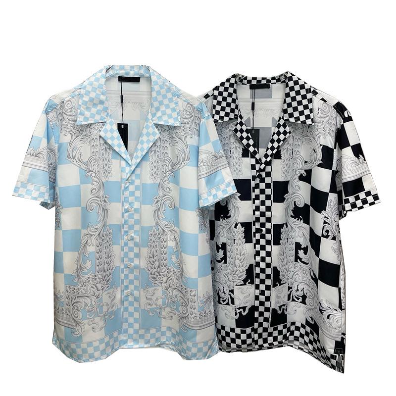 European-American Trendy 3D Print Casual Men's Short Sleeve Shirt