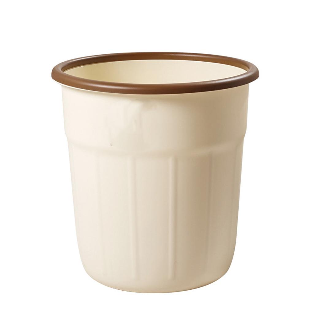 Small Trash Can Plastic Wastebasket Open Top Garbage Container Bin for Kids Rooms Bathroom Office Bedroom Kitchen