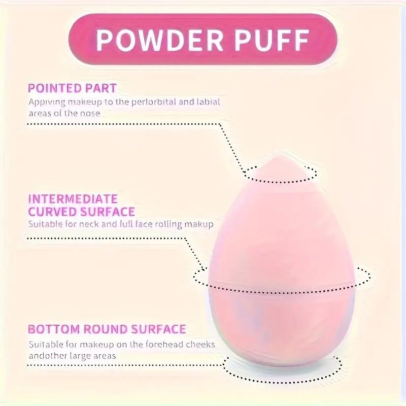 0-Piece Beauty Sponge Set - Dual-Use for Liquid/Powder - Color-Safe & Non-Shedding