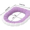 Toilet Seat Mat Soft Pad Washable Closestool Mat Warmer Cushion Bathroom Accessories
