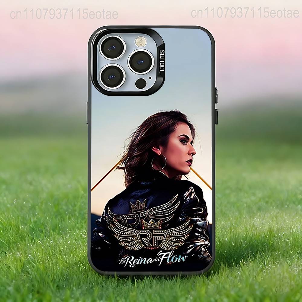 Queen of Flow La Reina Del Flow  Phone Case For iPhone 17,16,15,14,13,12,11,Pro,Max,Plus,E,Air,Mini Black IMD Cover