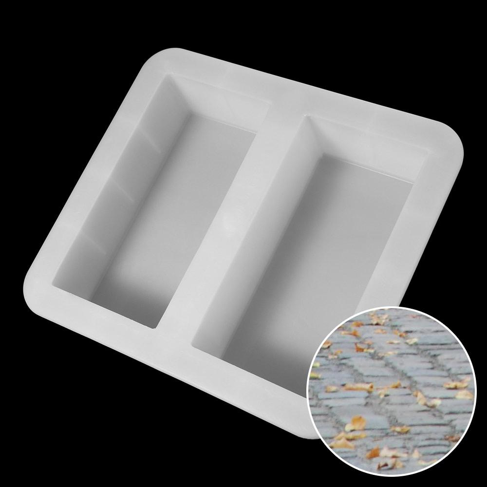 20x10cm Concrete Pavement Mold DIY Brick Stone Mold Cement Brick Mould  Lawn Patio