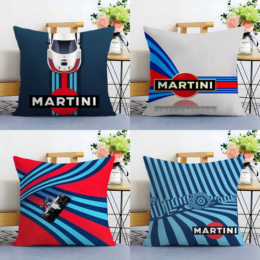 Car Cool M-MartiniES Pillow Case Plush Fabric Soft Double Sided Print Sofa Cushion Cover Throw Pillow Covers