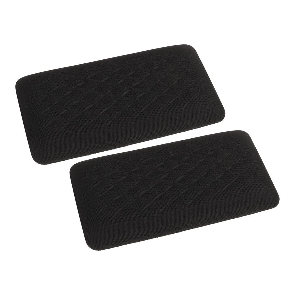 2pcs Car Leg Pads Sponge Soft Universal Automobile Center Console Knee Elbow Pad Cushion Black