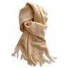 Unisex Ciepły Długi Szalik: Wszechstronny szal w jednolitym kolorze na jesień i zimę
