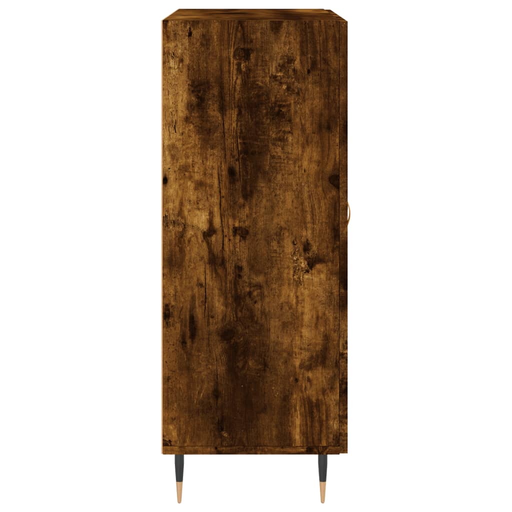 Sideboard Smoked Oak 69.5 X 34 X 90 Cm Engineered Wood