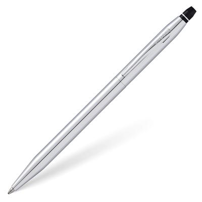 Cross Click Ballpoint Officially Imported Pen, Oil-Based, Chrome, AT0622-101,