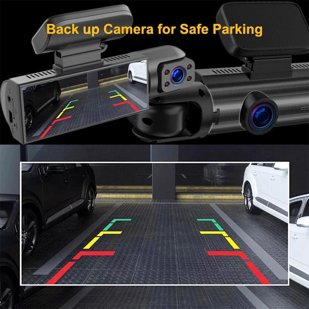 1080P Car Dvr WIFI Car Recorder 3.16-inch Dual Camera Recorder HD Night Vision Video Rear View Camera Black Box Car Accessories