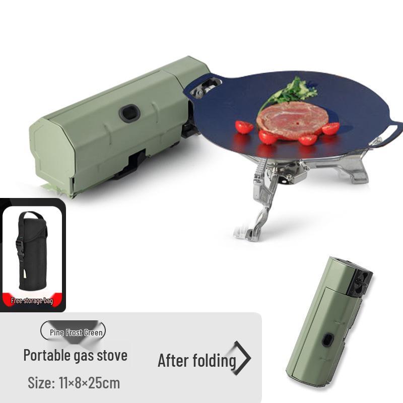 Portable Foldable Outdoor Induction Gas Stove for Camping and Cooking