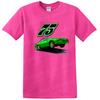 75 Camaro Grafisch Auto T-shirt Coole Groene Race Tee voor Auto Liefhebbers