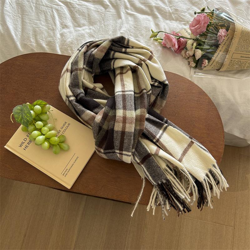 Классический клетчатый шарф — фото 5