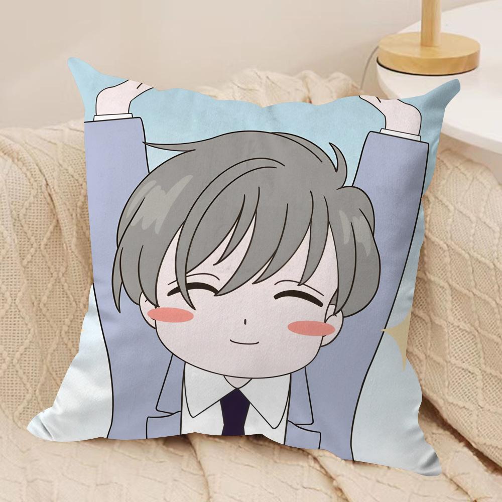 Anime CCardcaptor SSakura Kissenbezug Seidiger Kurzer Plüsch Versteckter Reißverschluss Staubdicht Sofa Kissenbezug Für Heimdekoration