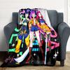 1pc K Pop Demon Hunters Flannel Blanket, Soft Skin Friendly with Digital Printing, Various Sizes Available for Family, Friends, Birthday
