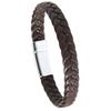Simple Bracelet for Men Women Twist Braided Leather Minimalist Gift