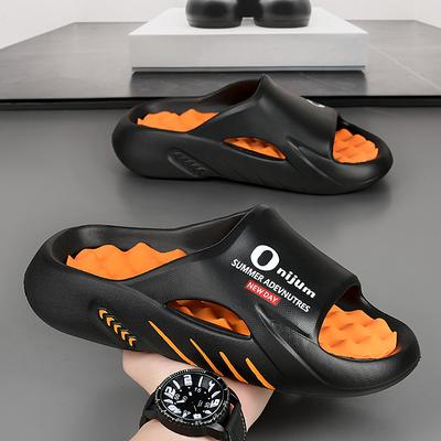 Men's Slippers Massaging the Feet Sandals Thick Bottom Unisex Soft EVA Non-slip Home Slippers for Women Summer Men's Beach Shoes