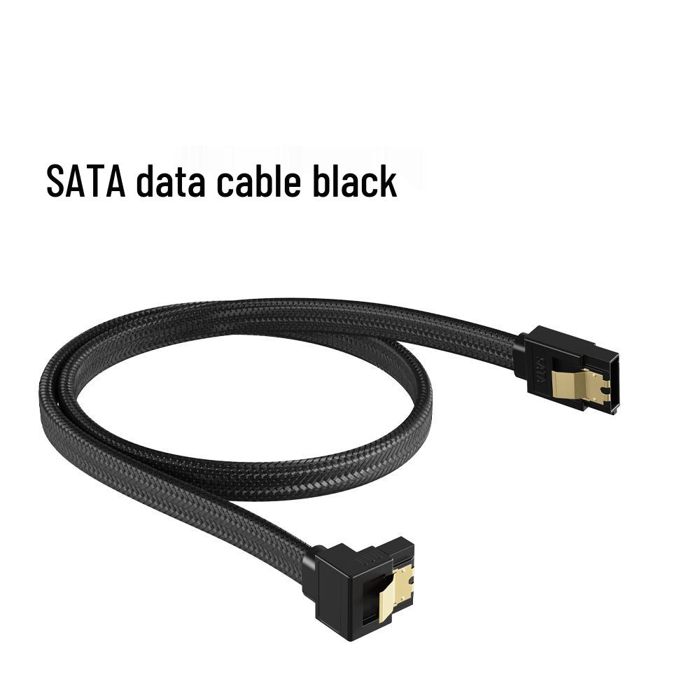 

Lengshuo Colorful Braided SATA 3.0 Data Cable with Angled Spring Clip for Solid State Drives