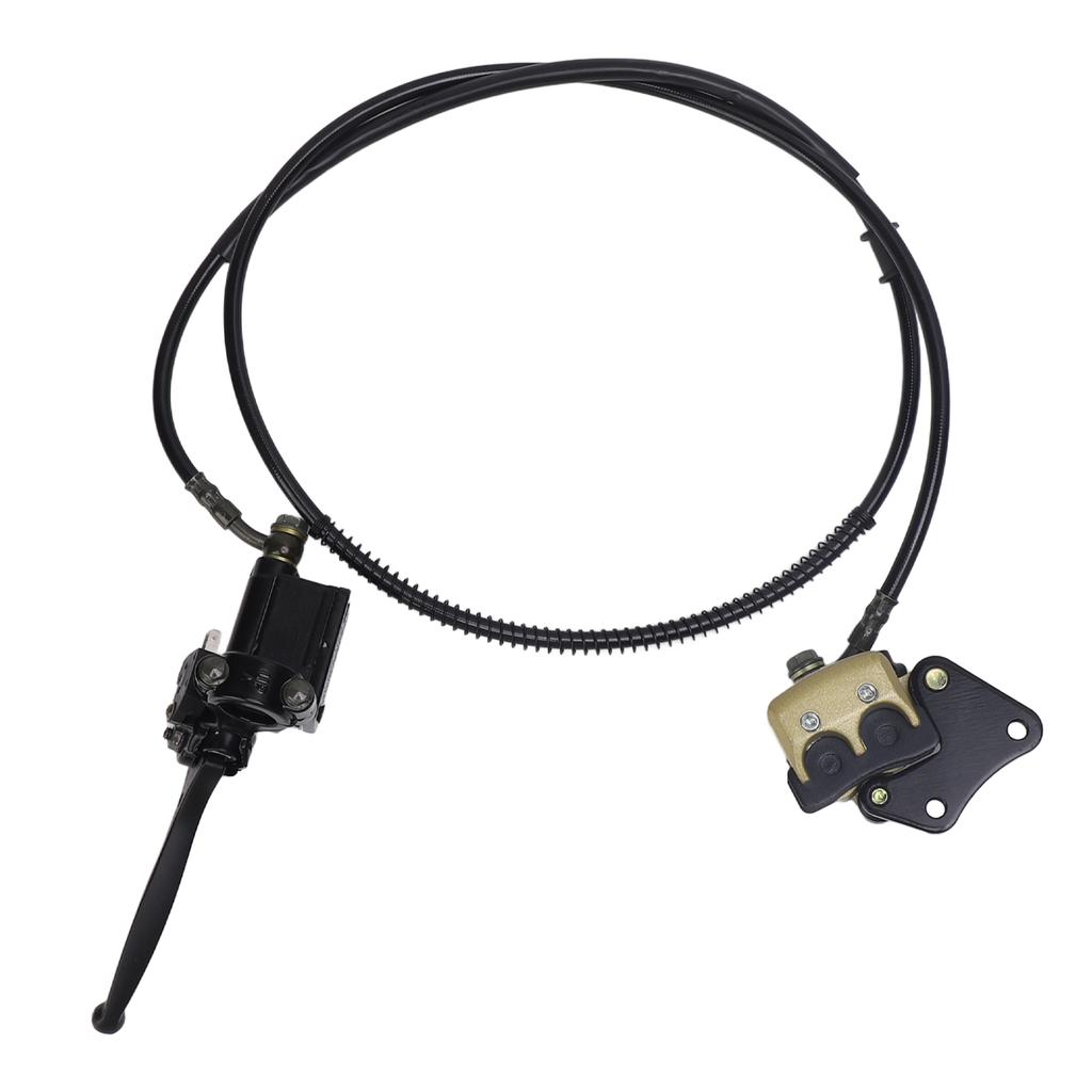 Front Disc Brake Master Cylinder Caliper with Brake Pad Assembly for Chinese 50cc 70cc 90cc 110cc 125cc Dirt Bike Pit